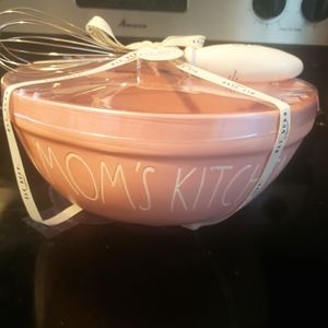 Rae Dunn Pink Moms Kitchen Bowl whisk